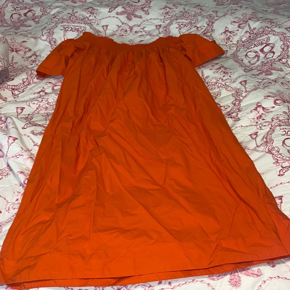 Cute off the shoulder j crew dress